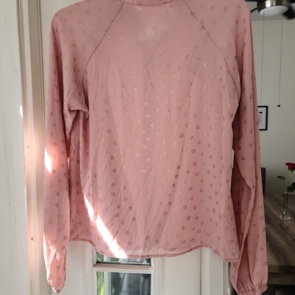 Pink Ruffled Women's Top - Picture 2 of 4